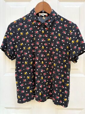 Vans ditsy floral Short-Sleeve Button-Up Shirt